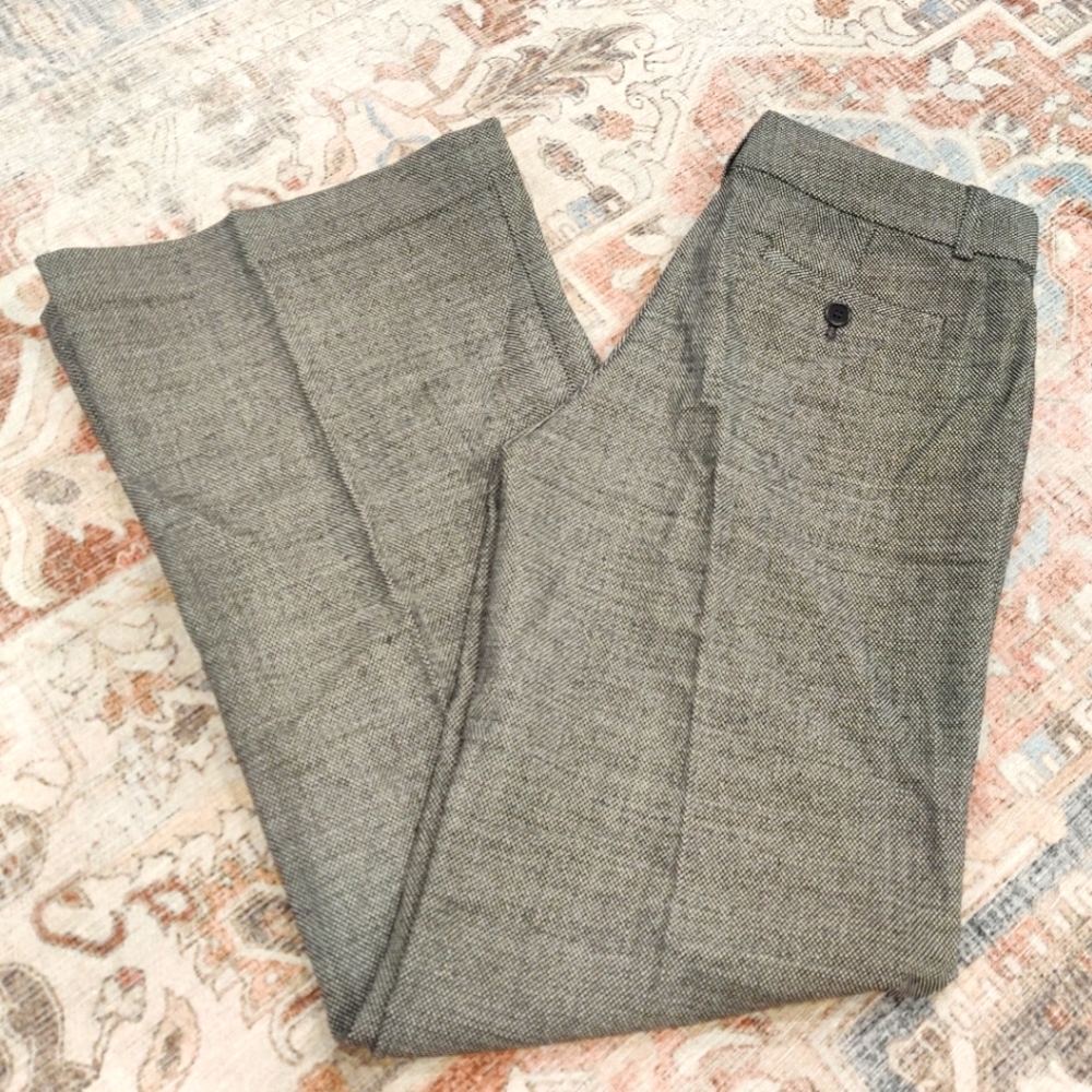 Theory Emery wool/spandex tweed pants size 6